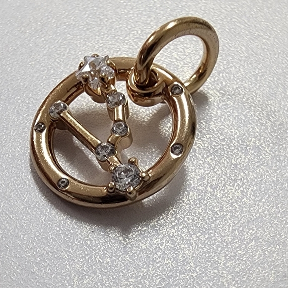 Pandora Taurus Zodiac Dangle Charm14k gold plating - Picture 7 of 7